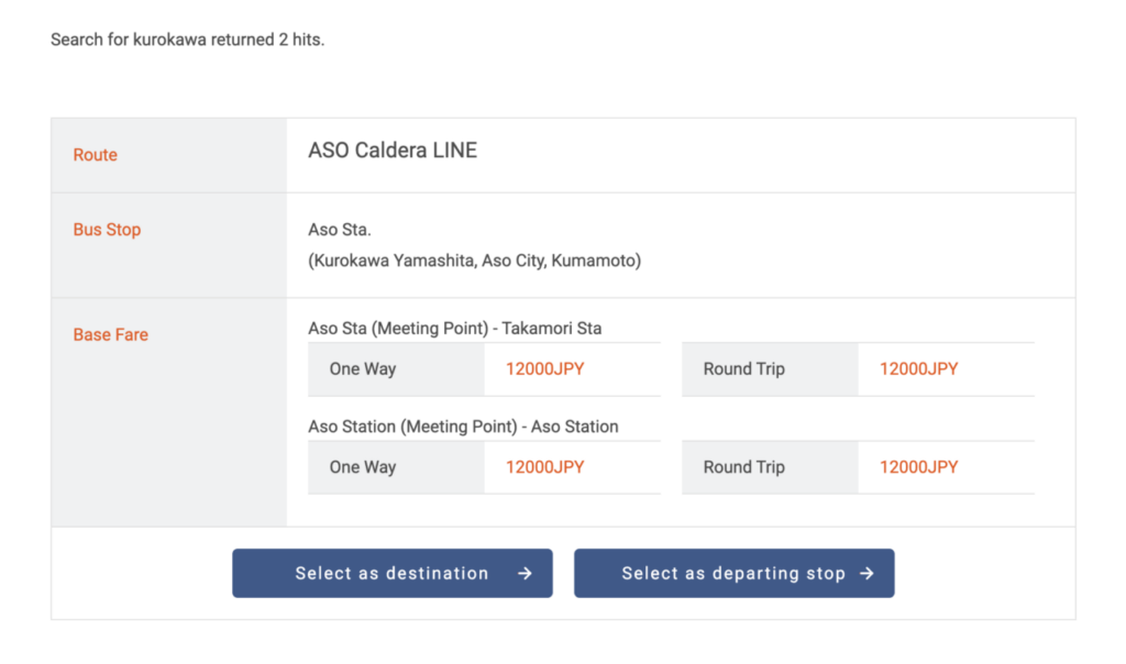 How to Get to Kurokawa Yusai Onsen by Bus and How to Make a Reservation via the Official Website
